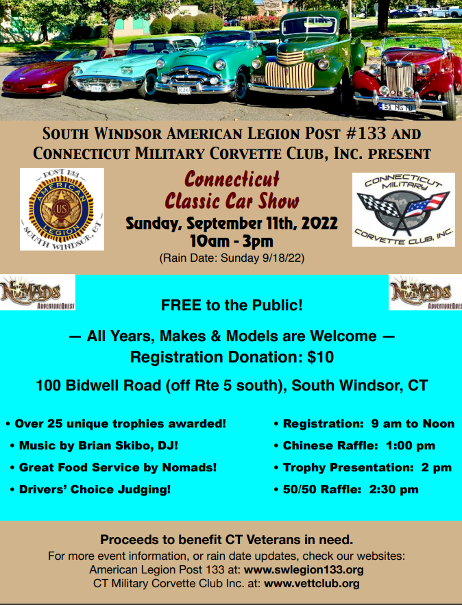 ct car shows this weekend